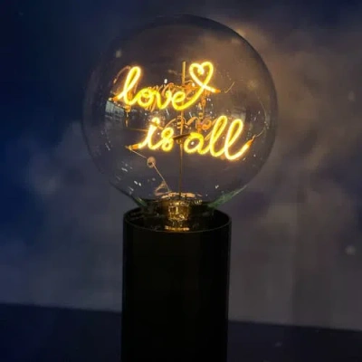 Mitb Love Is All Portable Table Lamp In Green