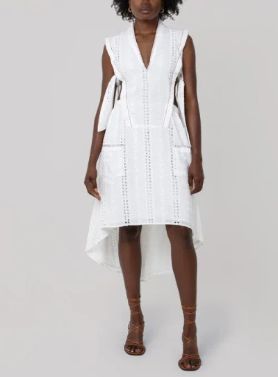 Haveli Seya Shifli Dress In White