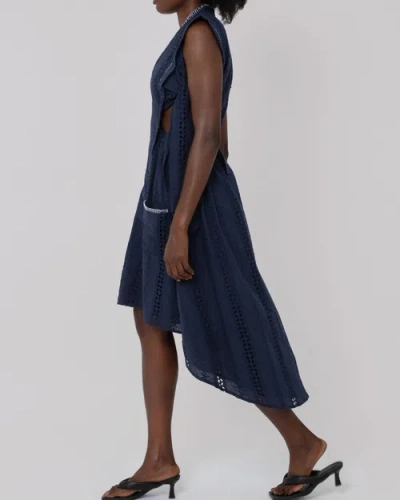 Haveli Seya Shifli Dress In Blue