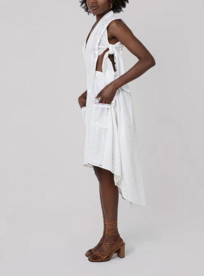 Haveli Seya Shifli Dress In White