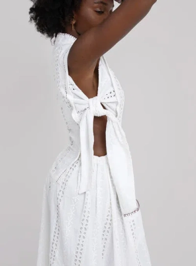 Haveli Seya Shifli Dress In White