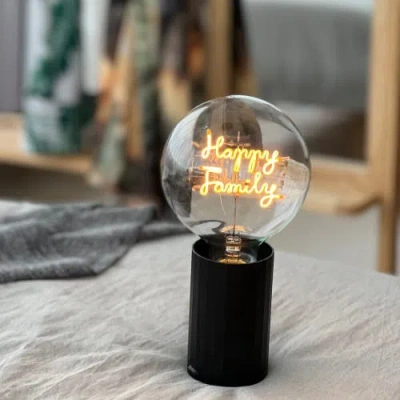 Mitb Happy Family Portable Table Lamp In Green