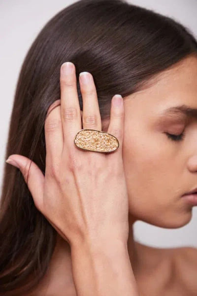 Daniela Millan Jewelry Element Adjustable Ring In Gold