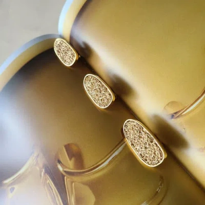 Daniela Millan Jewelry Element Adjustable Ring In Gold