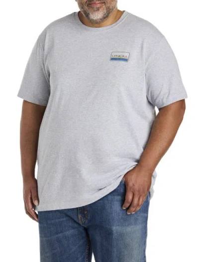 O'neill Big & Tall Banner Graphic Tee In Gray