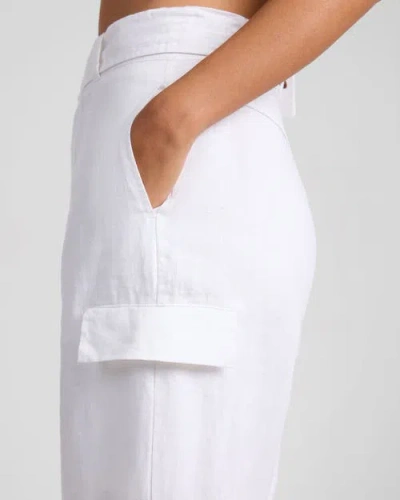 Onia Linen Utility Pant In White