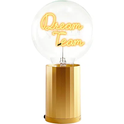 Mitb Dream Team Portable Table Lamp In Gold