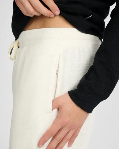 Onia Waffle Jogger In White