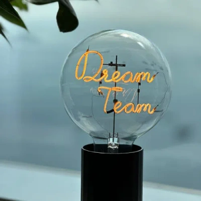 Mitb Dream Team Portable Table Lamp In Gold