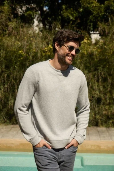 Surfside Supply Co. Butch Cashmist Crewneck In Gray