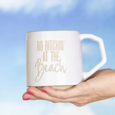 Totalee Gift At The Beach Mug Ceramic White 16 oz In White