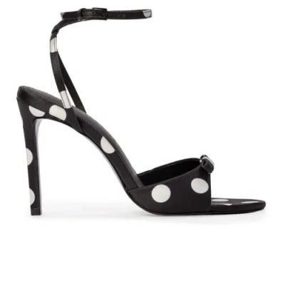 Black Suede Studio Albie 100 Sandal In Black