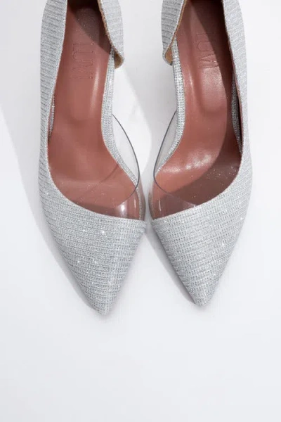 Prologue Shoes Ursula Pointed Toe Pump In Metallic