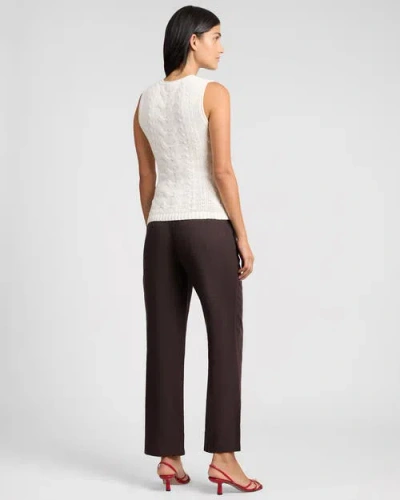 Onia Air Linen Mid-rise Pant In Black