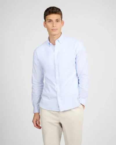 Onia Oxford Long Sleeve Button Down In Blue