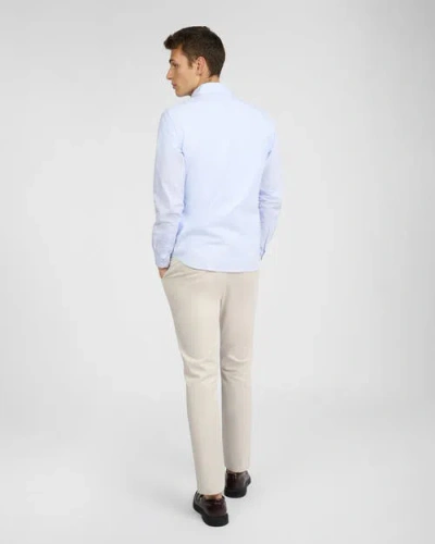 Onia Oxford Long Sleeve Button Down In Blue