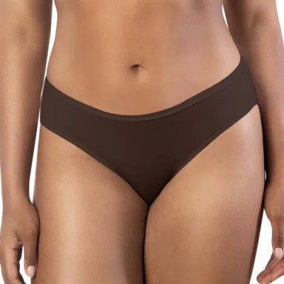 Parfait Cozy Hipster  Full Coverage Briefs In Brown