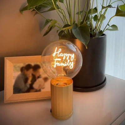 Mitb Happy Family Portable Table Lamp In White