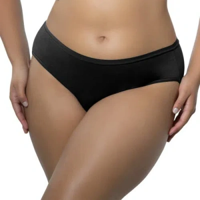 Parfait Cozy Hipster  Full Coverage Briefs In Black