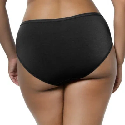 Parfait Cozy Hipster  Full Coverage Briefs In Black