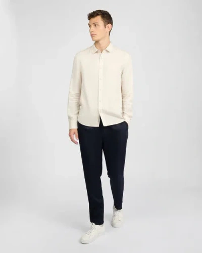 Onia Lyocell Long Sleeve Shirt In Neutral