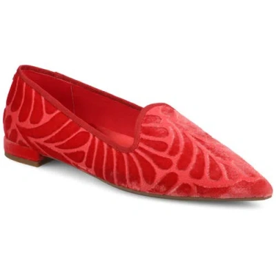 Birdies The Starfinch 15 Embroidered Loafer In Red