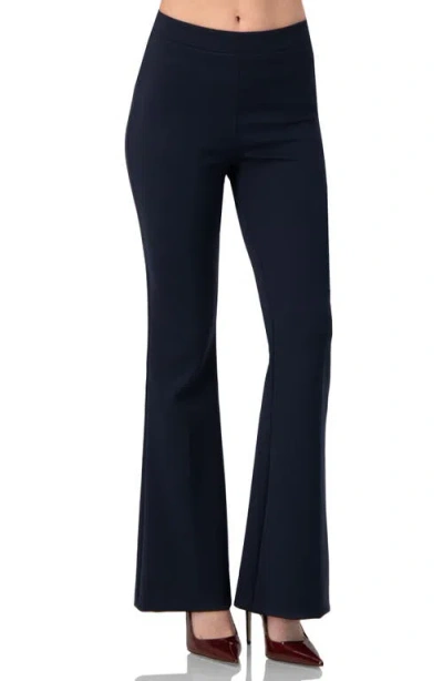 Ivonne Semi-flared Trousers In Blue
