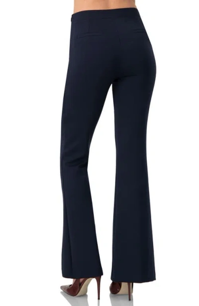 Ivonne Semi-flared Trousers In Blue