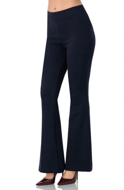 Ivonne Semi-flared Trousers In Blue