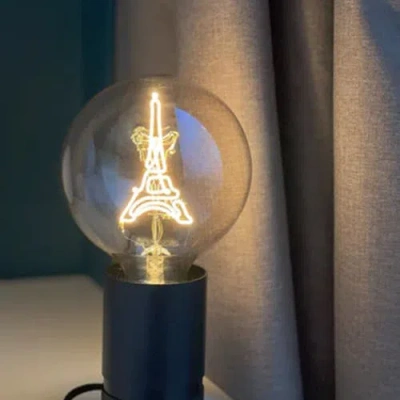 Mitb Eiffel Tower Portable Table Lamp In Yellow