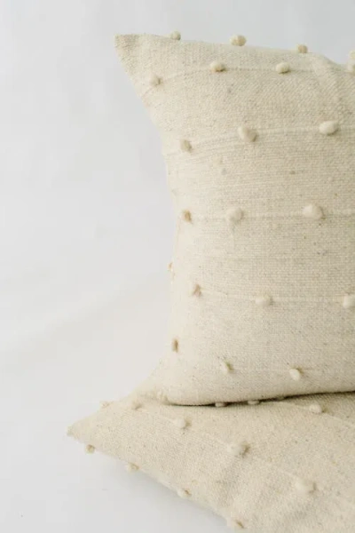 Loom Imports Loop Pillow In White