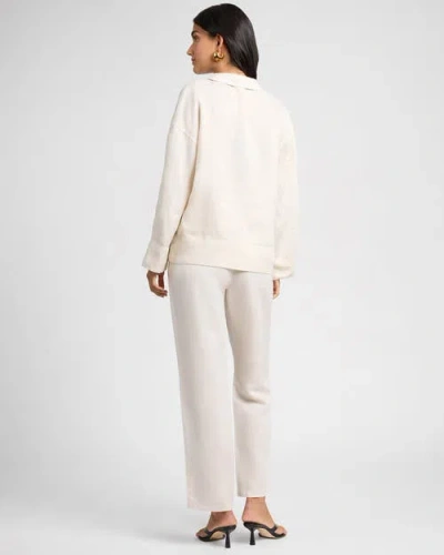 Onia Air Linen Mid-rise Pant In Neutral