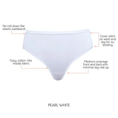 Parfait Cozy Hipster  Full Coverage Briefs In White