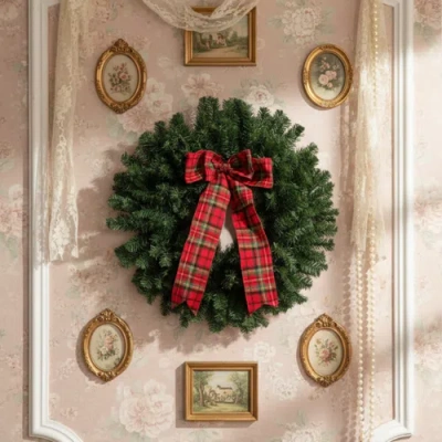 Cocobella Seraphina Holiday Wreath In Green