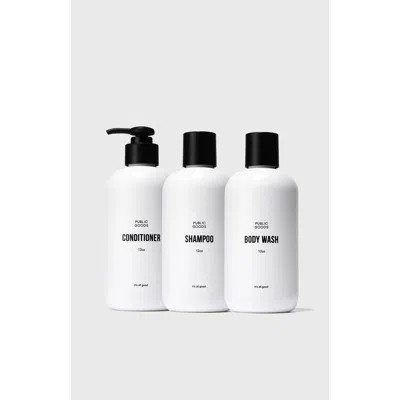 Public Goods Shower Essentials Set In White