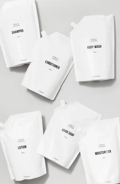 Public Goods Lotion And Refill Set In White