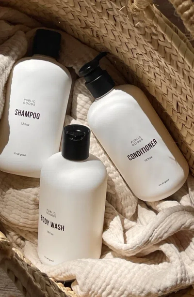 Public Goods Shower Essentials Set In White