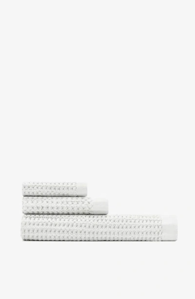 Onsen Waffle Bath Sheet Set In White