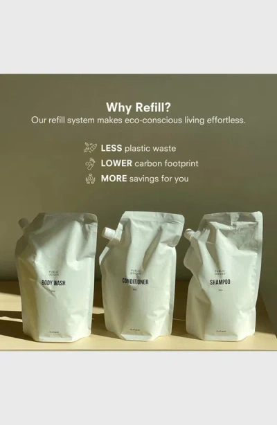 Public Goods Body Wash And Refill Set In White