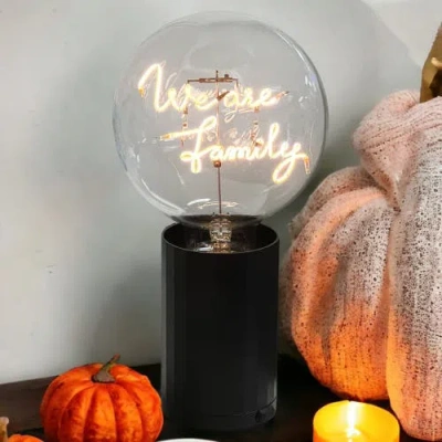 Mitb We Are Family Portable Table Lamp In Gold