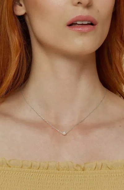 Bearfruit Jewelry 18k Gold Plated Sterling Silver Perfect Pearl Pair Necklace Set Holiday Gift Idea In White