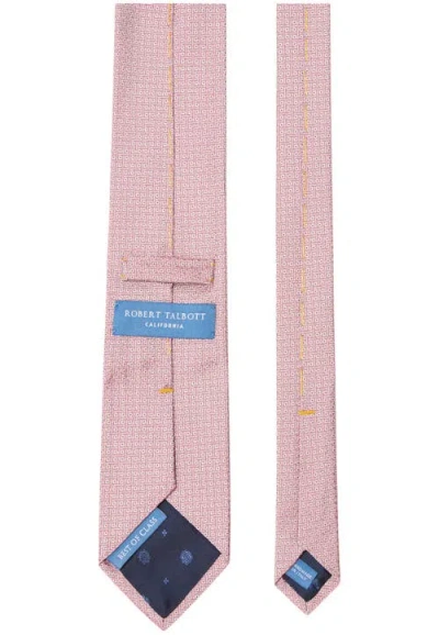 Robert Talbott Robert Ceremonial Weave Best Of Class Necktie In Pink