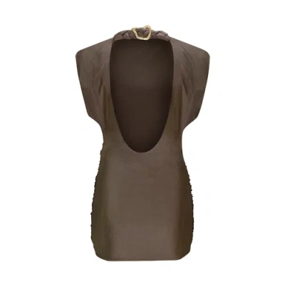 Lediel Mocca Dress In Brown