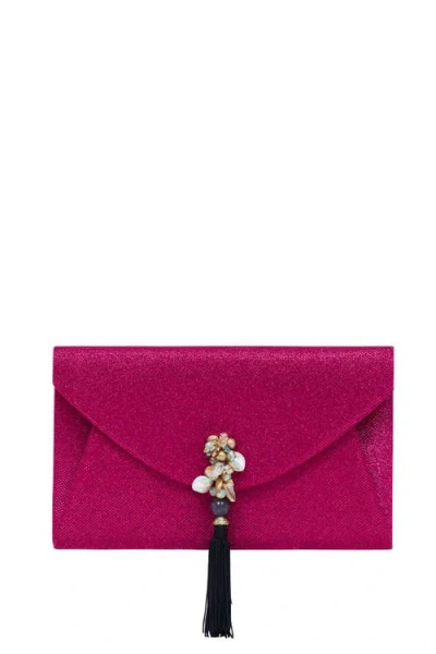 Larallan Vicki Oversized Envelope Clutch In Pink
