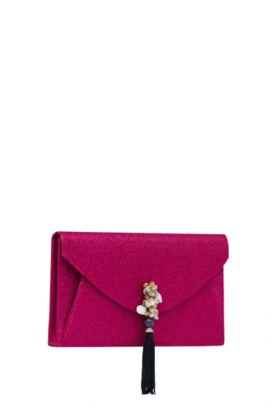 Larallan Vicki Oversized Envelope Clutch In Pink