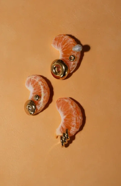 Joiana Jewelry Donut Earrings In Gold