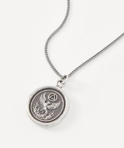 Pyrrha Sterling Silver Recovery Pendant Necklace In Metallic