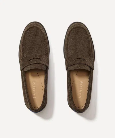 Rothys Rothy's Women's The Revelvet Penny Loafer In Brown