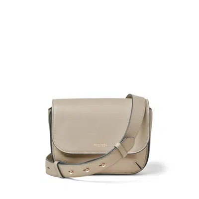 Aspinal Of London Ella Crossbody In Gray