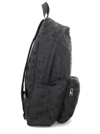 Msgm Backpack Mwave In Black